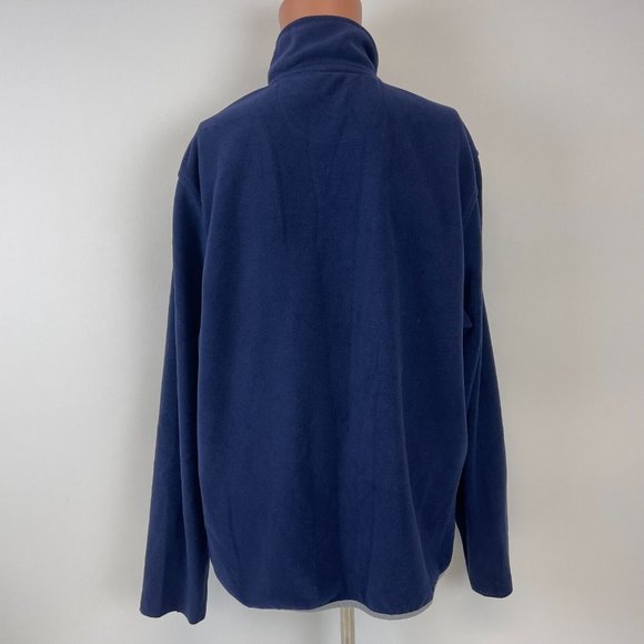 47 Brand New England Patriots Embroidered Pullover Fleece Jacket NFL Football L - Picture 3 of 4